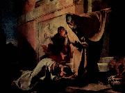 Giovanni Battista Tiepolo Die Verstobung der Hagar oil painting on canvas